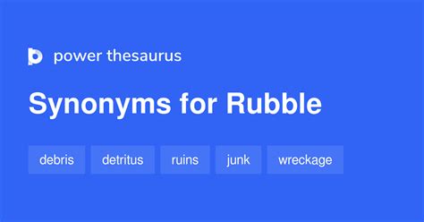 synonyms for rubbed|rubble synonyms.